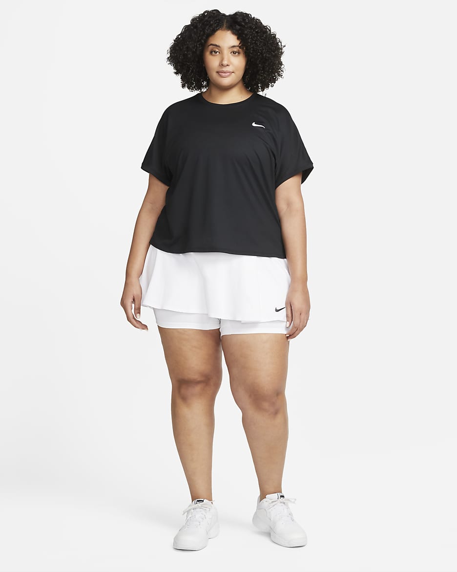 NikeCourt Dri-FIT Victory Women's Flouncy Tennis Skirt (Plus Size)